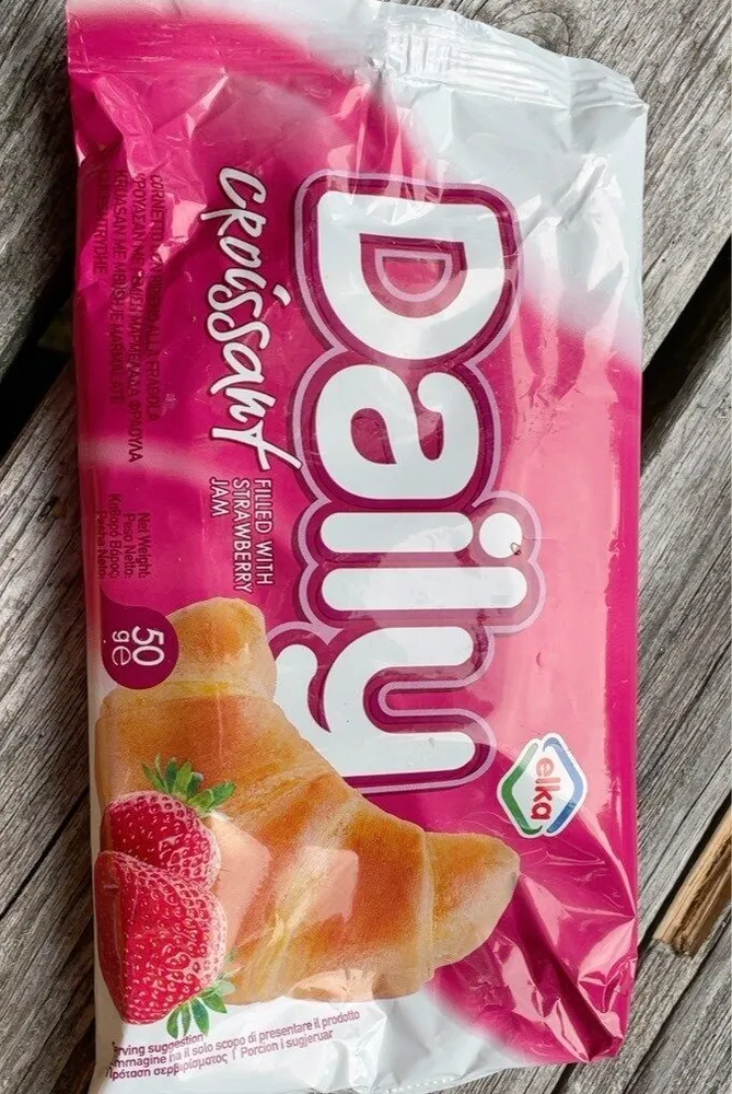 Strawberry croissant