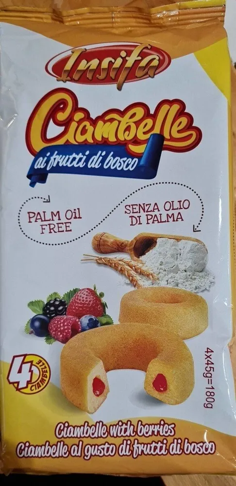 Ciambelle ai frutti di bosco
