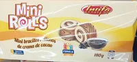 Mini Rolls, mini bracitos rellenos de crema de cacao