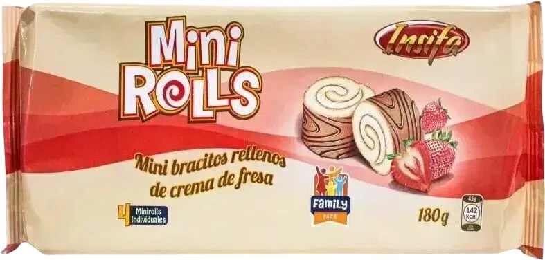 Mini bracitos rellenos fresa
