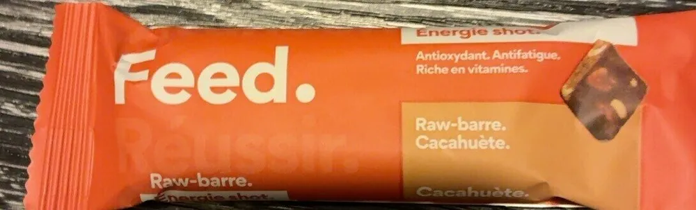 Raw barre cacahuètes
