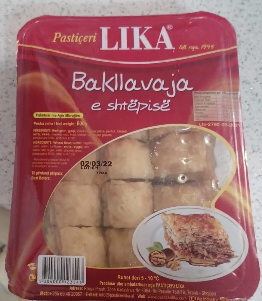 Bakllavaja e shtëpisë