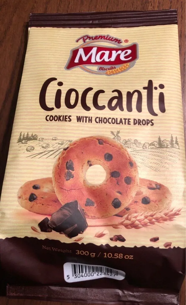 Cioccanti cookies with chocolate drops