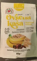 Oatmeal with chocolate banana and quinoa