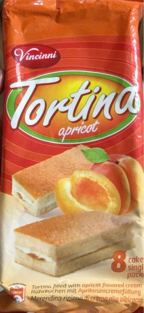 Tortina Cakebars Abrikoos