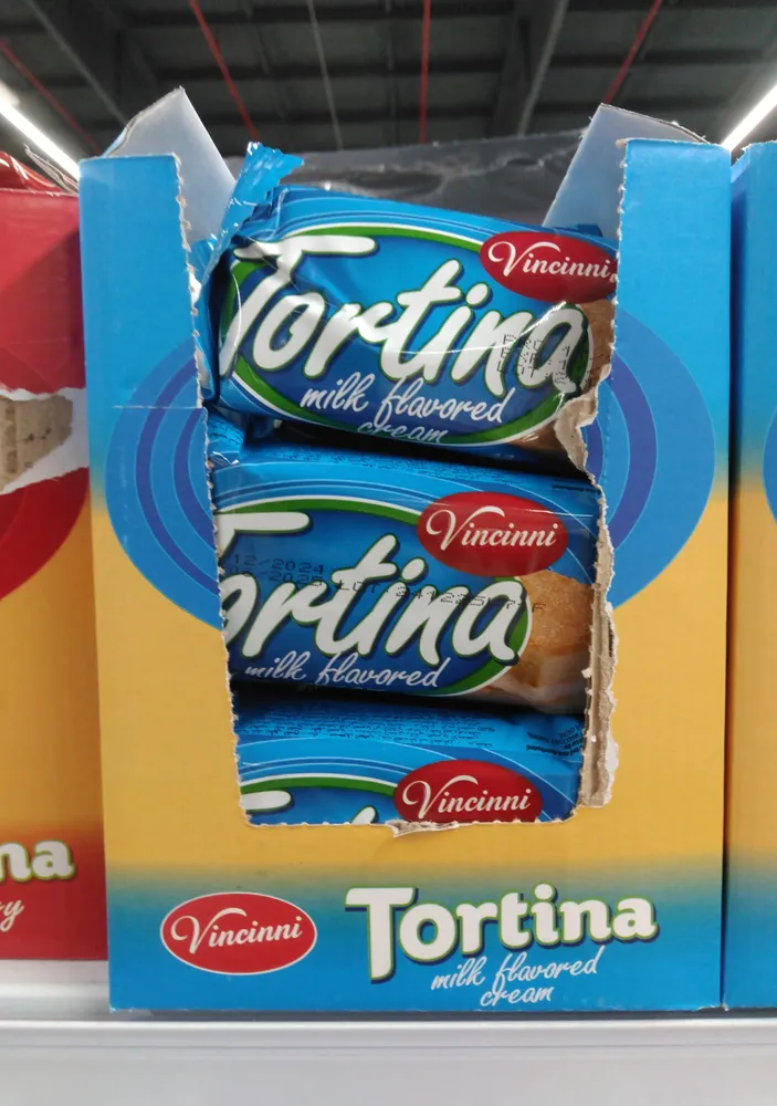 Tortina milk flavored cream