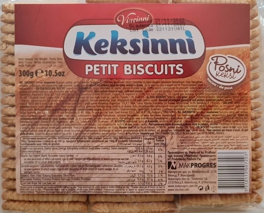 Keksinni Petit Bisquits