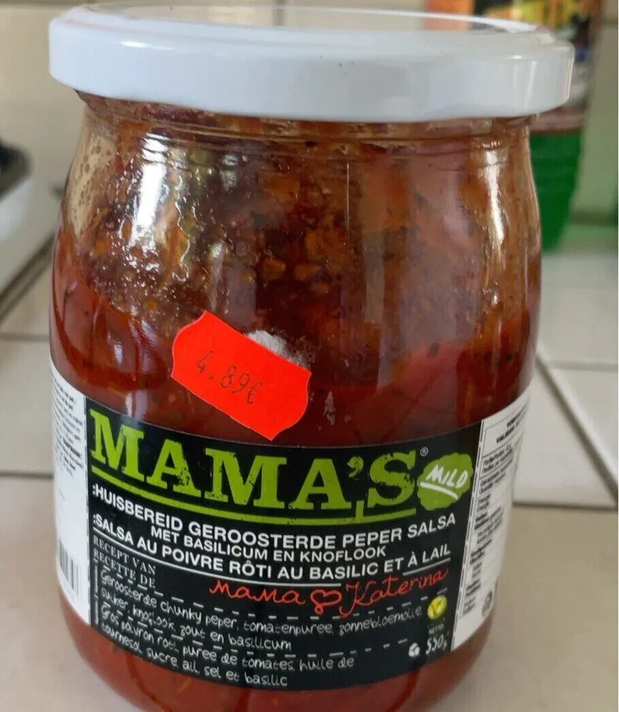 Sauce aix poivrons rôtis au basilic et a l’ail