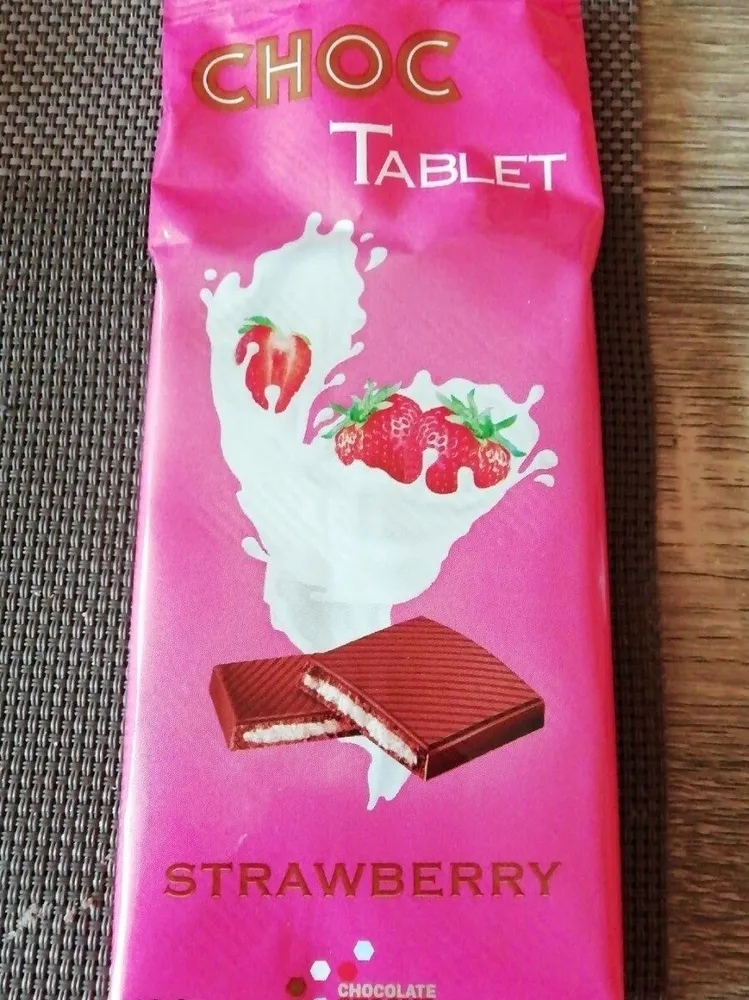 Choc Tablet strawberry