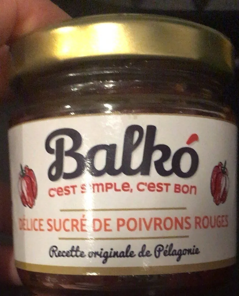 Balko délice sucré de poivrons rouges