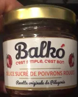 Balko délice sucré de poivrons rouges
