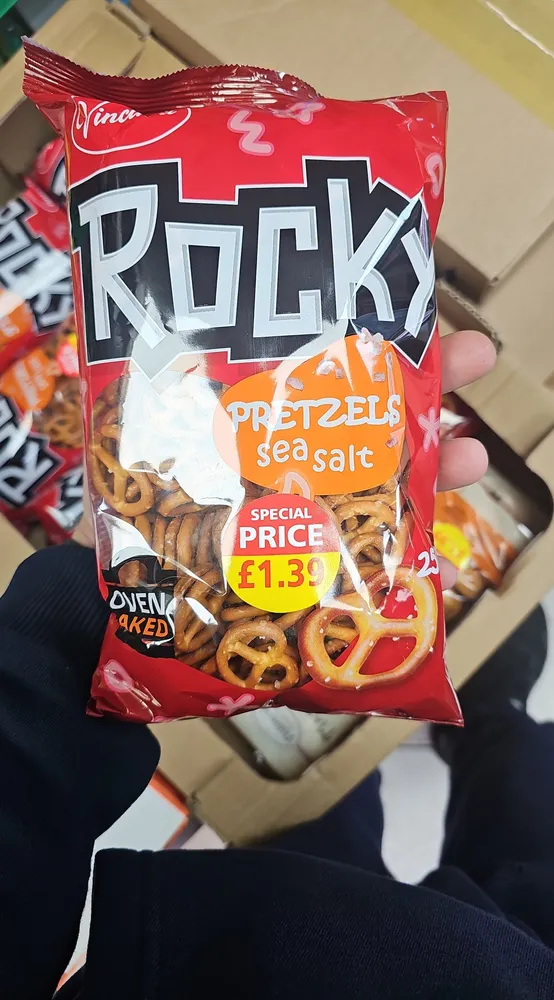 крекери Rocky Pretzel