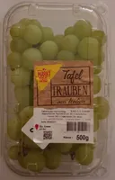 Tafeltrauben Hell kernlos, Sorte: Millenium