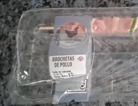 Brochetas de pollo