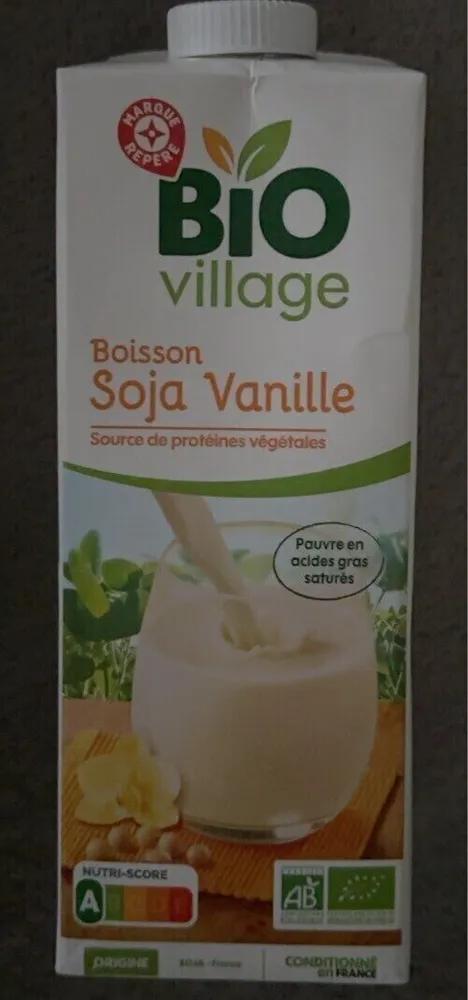 Boisson soja vanille