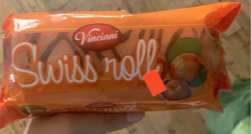 Swiss roll with hazelnut cream