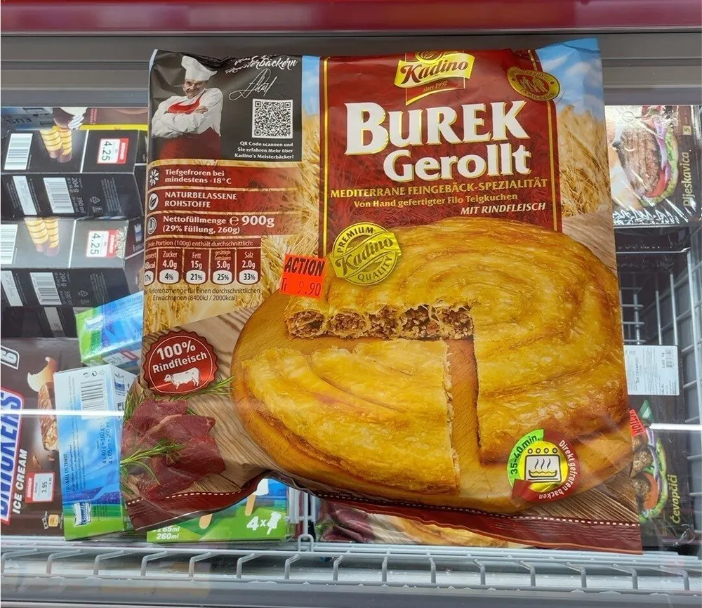 Burek Gerollt au Boeuf