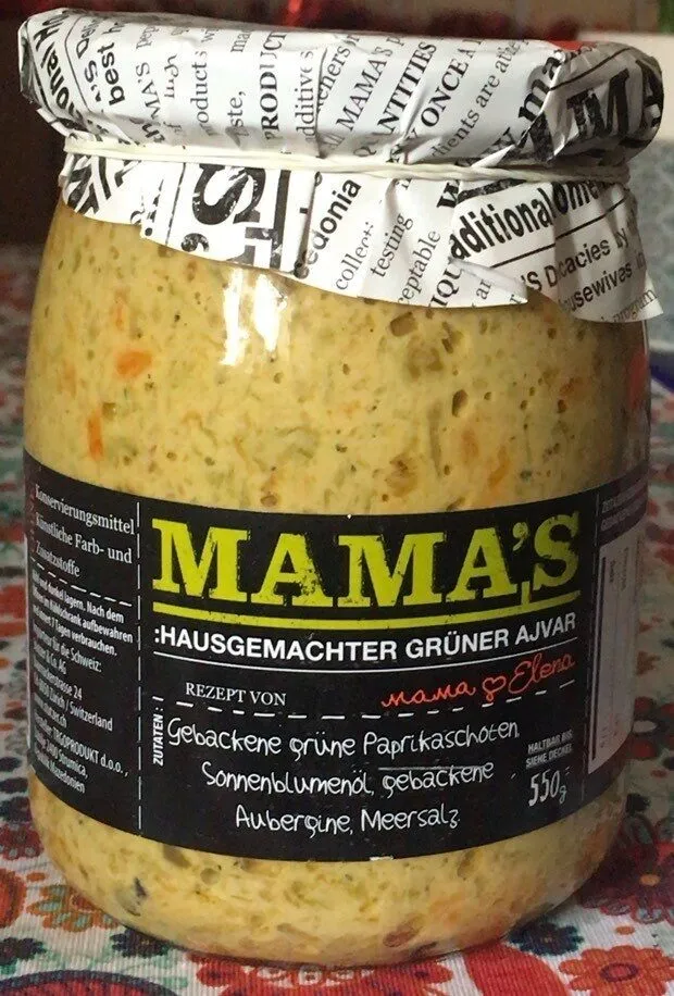 Mama’s Hausgemachter Grüner Ajvar
