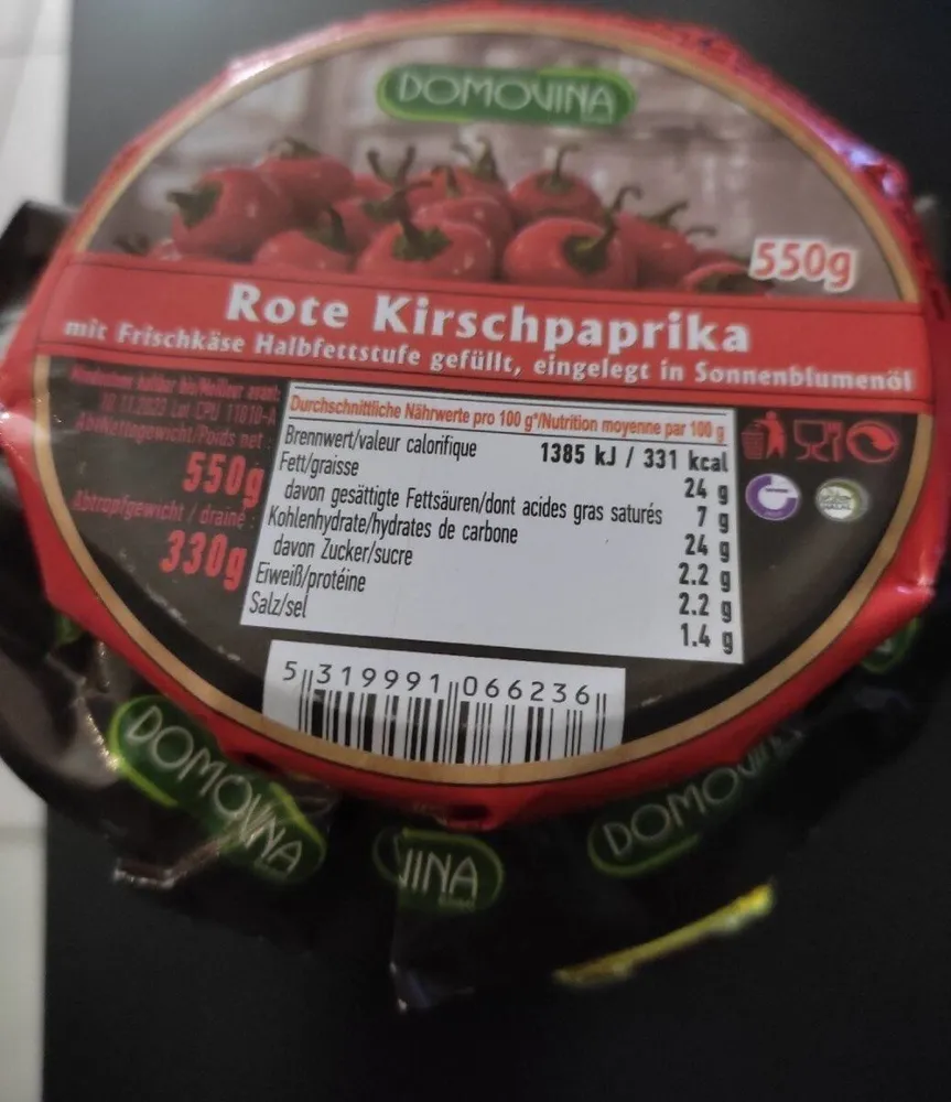Rote kirschpaprika