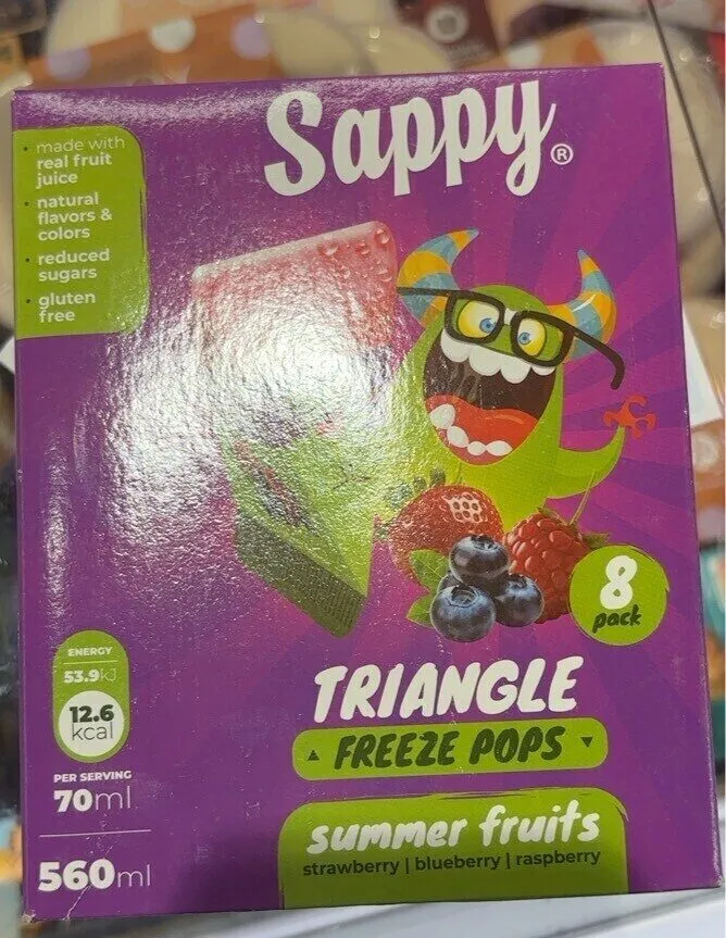 Triangle freez pops