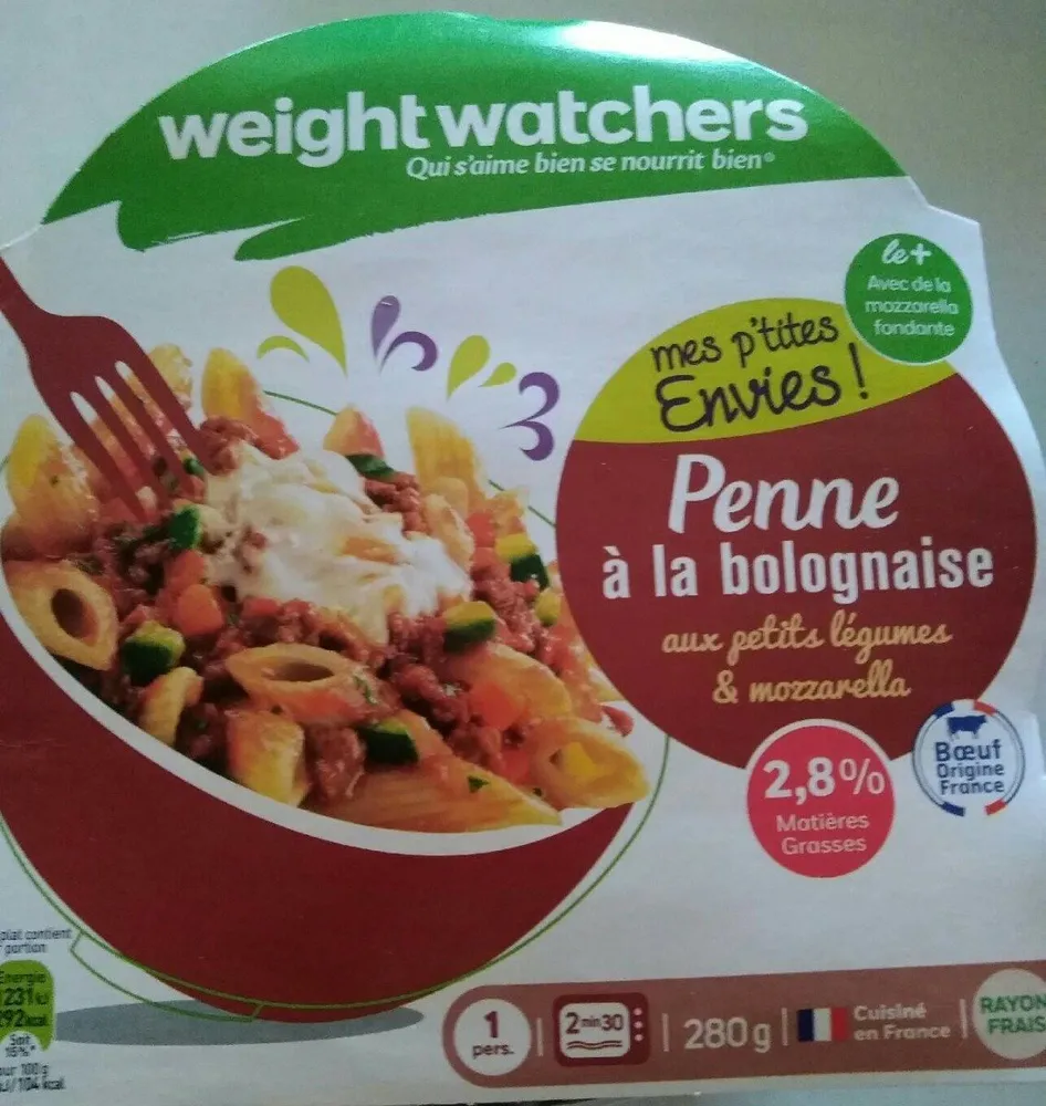Penne à la bolognaise