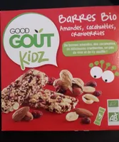 Barres bio good goût kids