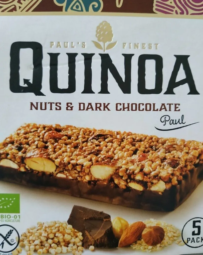 Quinoa buts ans dark chocolate