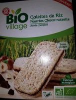 Galettes de riz fourrées choco noisette