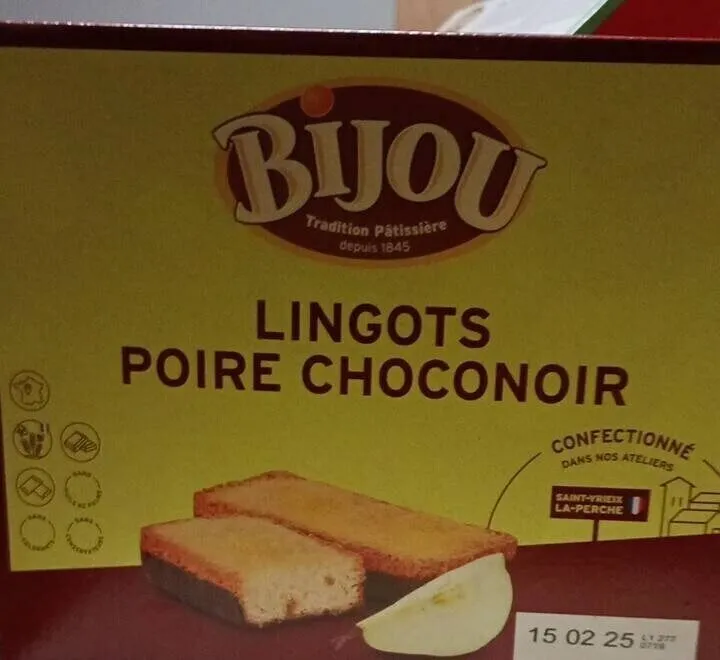 Lingots poire choconoir