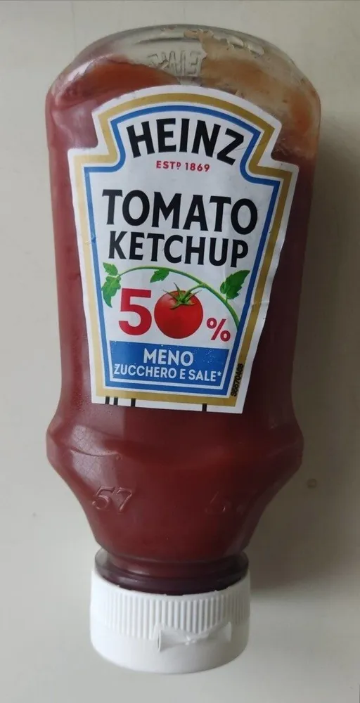 Tomato Ketchup 50 Meno Zucchero e Sale