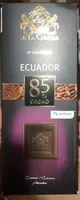 Chocolate negro Ecuador 85% cacao