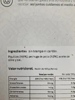 Pechuga de pollo a la brasa con piquillos asados