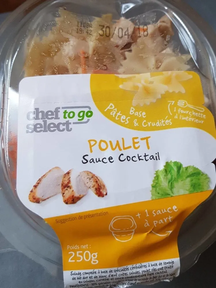 Poulet sauce cocktail