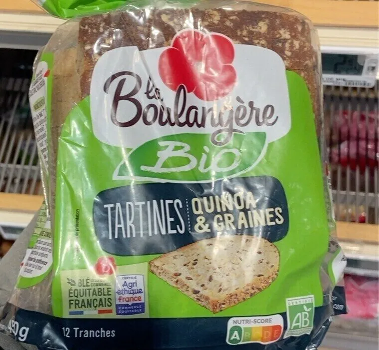 tartines quinoa et graines