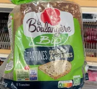 tartines quinoa et graines