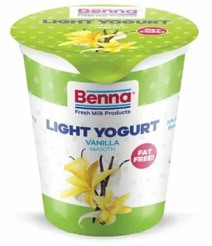 Benna Light Vanilla Fruit Yoghurt 150ML