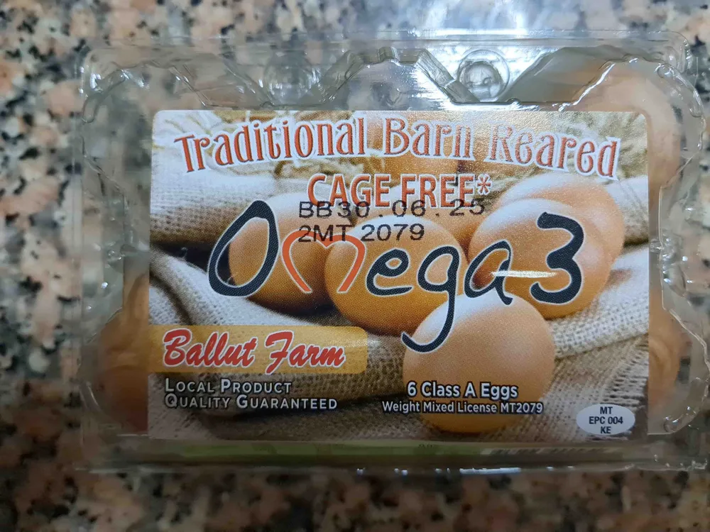 Omega 3 Eggs Cage Free