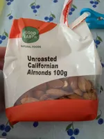 Unroasted Californian Almonds