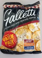 Galletti with sea salt and cracked pepper