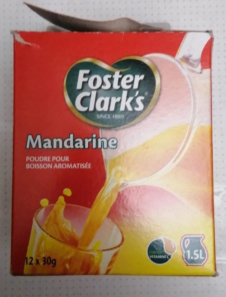 Mandarine Poudre pour boisson aromatisée