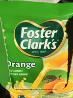 Orange flavoured powder drink