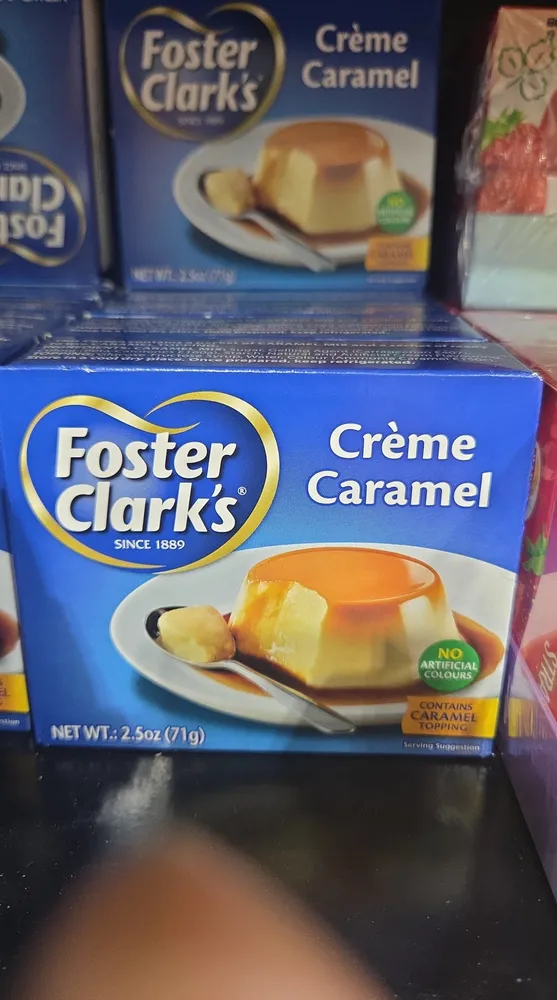 Foster Clark creme caramel