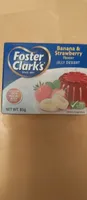 Banana and strawberry