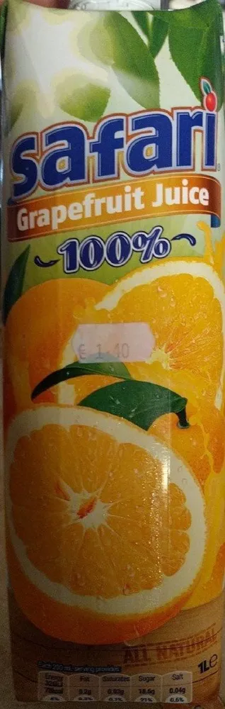 Safari grapefruit juice