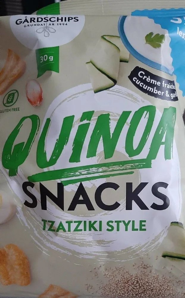 Quinoa snacks tzatziki style