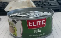 Tuna chunks in olive oil