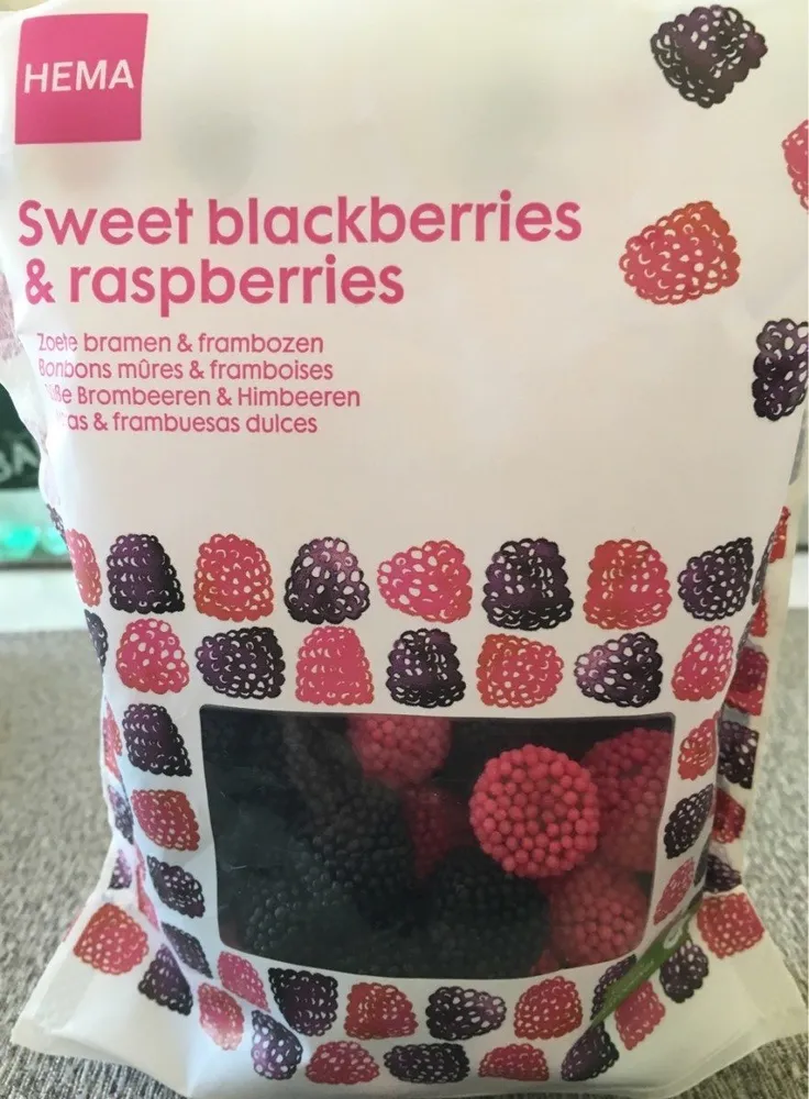 Sweet blackberries & raspberries