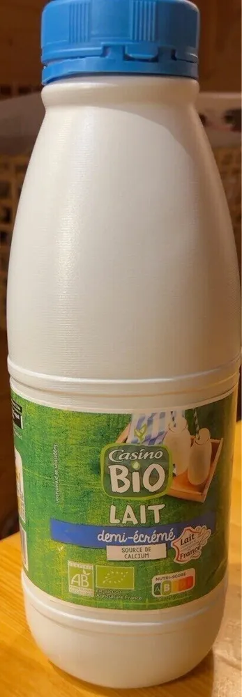Lait demi-écrémé
