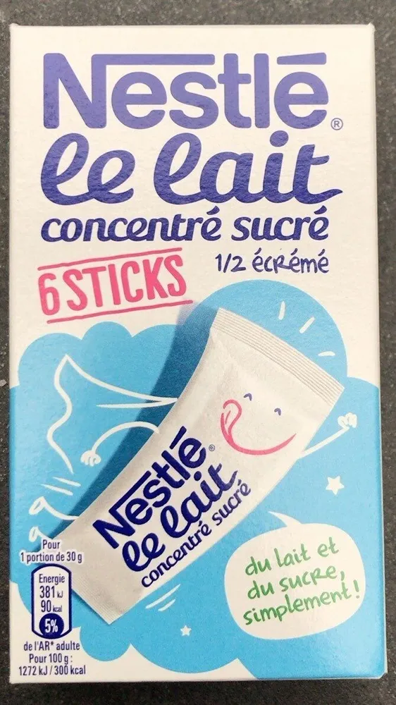 Nestlé le lait concentré sucré
