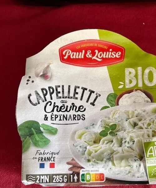 Cappelletti Chèvre & Épinards
